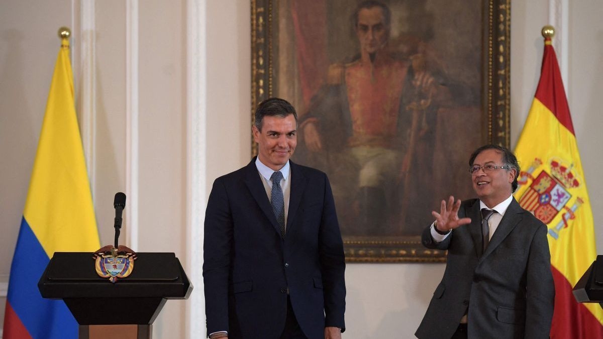 “República de España”: el lapsus en la presentación de Pedro Sánchez en Colombia