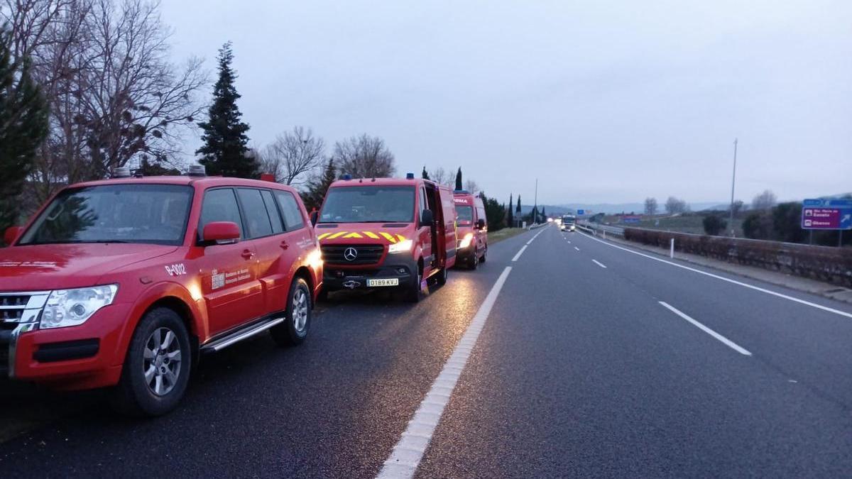 Imagen del dispositivo que atendió el accidente