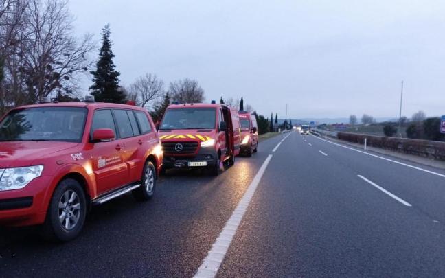 Imagen del dispositivo que atendió el accidente