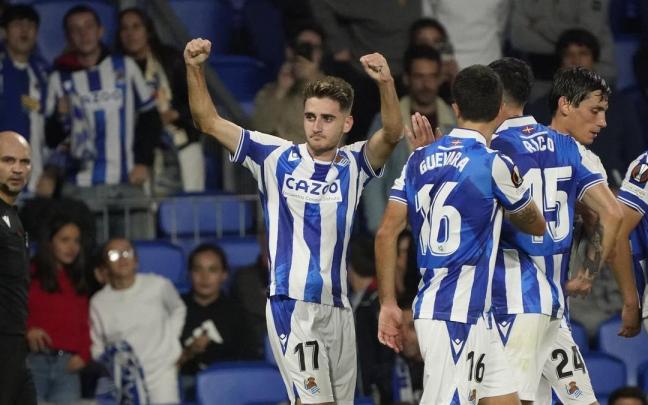 Partido entre la Real Sociedad y Sheriff Tiraspol.