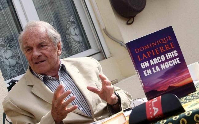 Dominique Pierre en una imagen de la presentación de 'Un arco iris en la noche'