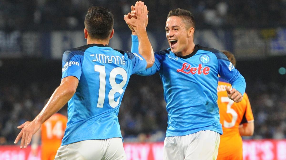 NÁPOLES (CHAMPIONS). Ha ganado por este orden a Liverpool (4-1), Rangers (0-3), Ajax de forma consecutiva (1-6 y 4-2) y de nuevo al Glasgow Rangers (3-0).