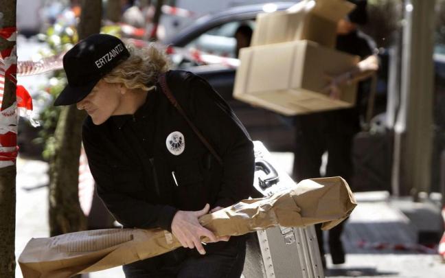 Una agente de la Ertzaintza.