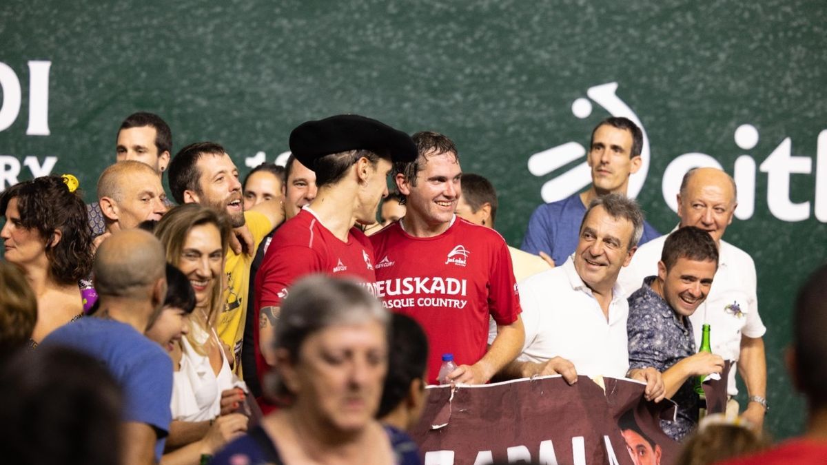 Aritz Erkiaga y Jon Zabala, campeones del Grand Slam de Markina.