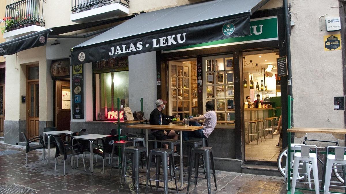 Exterior del Jalas-Leku, en la calle Cuchillería