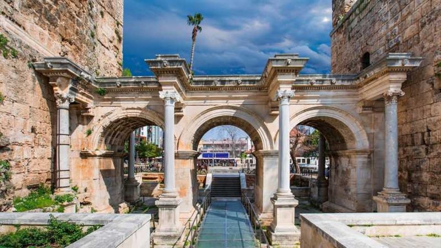 Casco antiguo de la ciudad de Antalya.