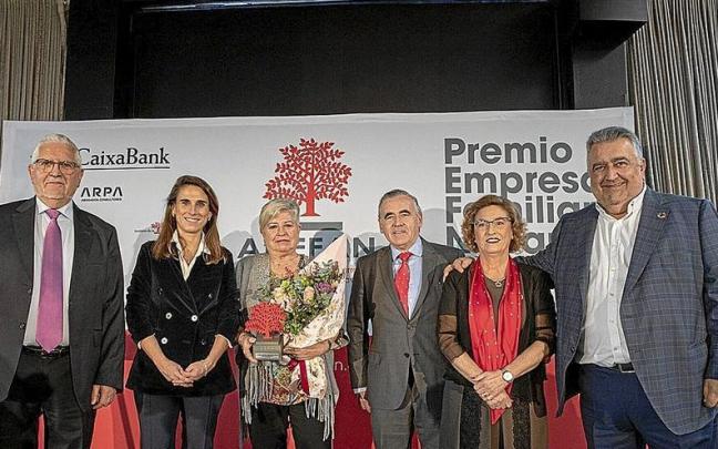 Distinguida la empresa de la familia Antoñanzas. Distinguida la empresa de la familia Antoñanzas.