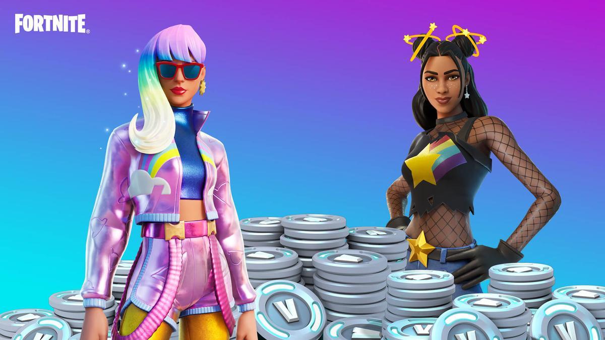 Dos de los personajes de 'Fortnite'.