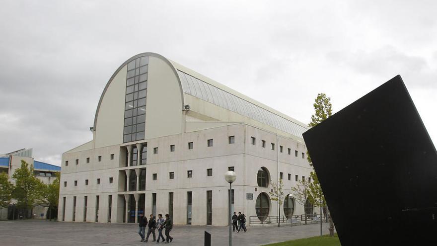 Vista del campus de la UPNA.