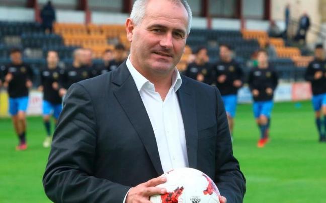 Eduardo Rivacoba, presidente del Portugalete.