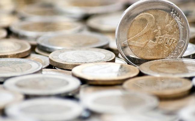 Monedas de 2 euros. Monedas de 2 euros.