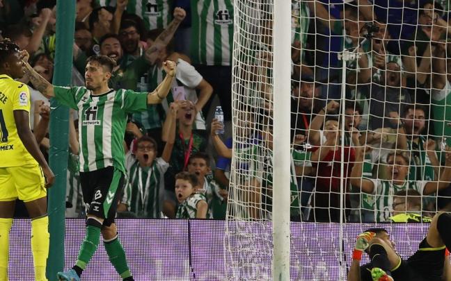 Rodri celebra su gol. Rodri celebra su gol.