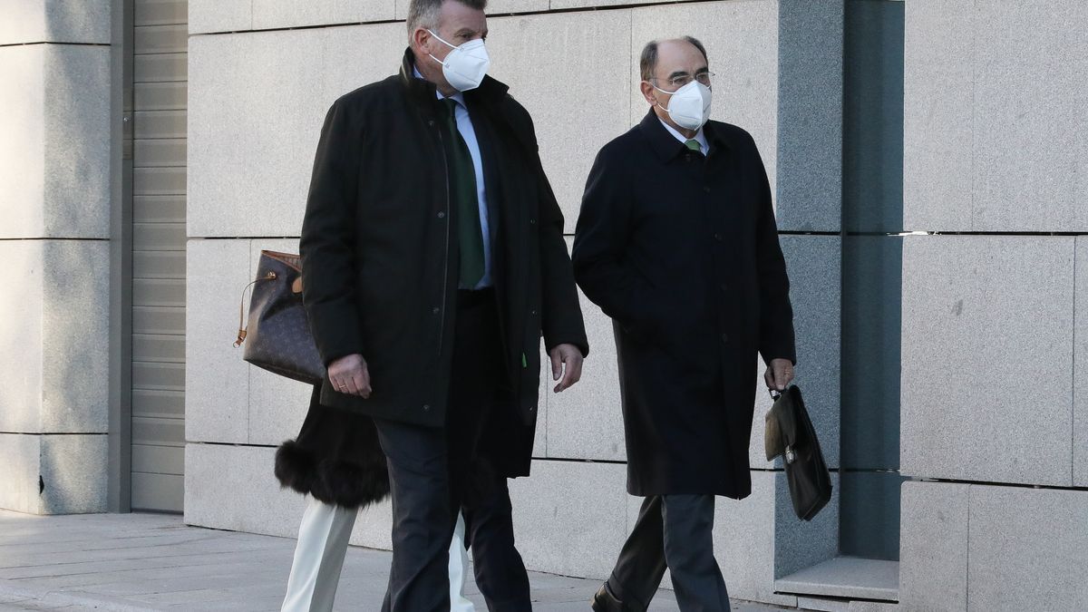 El presidente de Iberdrola, Ignacio Sánchez Galán a su llegada a la Audiencia Nacional para declarar como imputado en la Tándem.