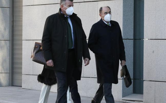 El presidente de Iberdrola, Ignacio Sánchez Galán a su llegada a la Audiencia Nacional para declarar como imputado en la Tándem.