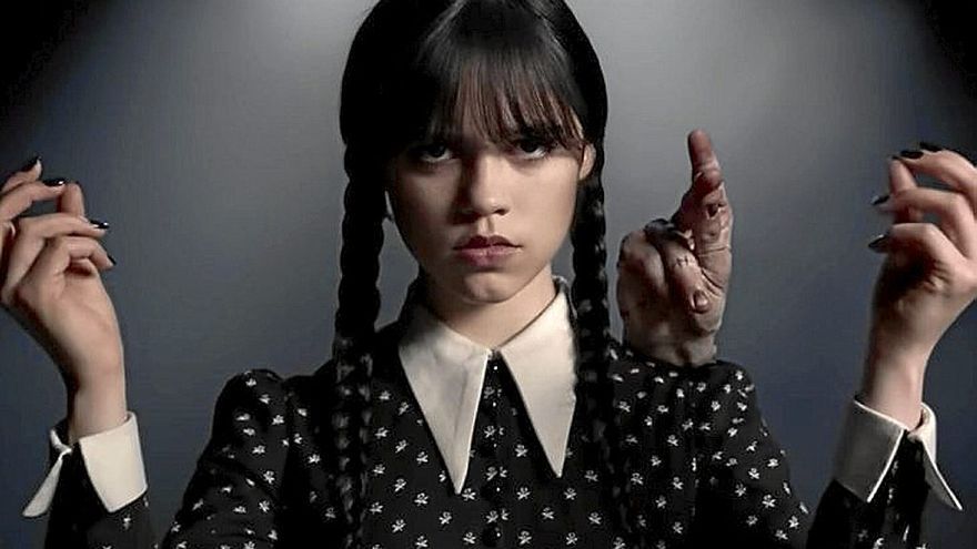 Jenna Ortega como ‘Miércoles’. | FOTO: NETFLIX