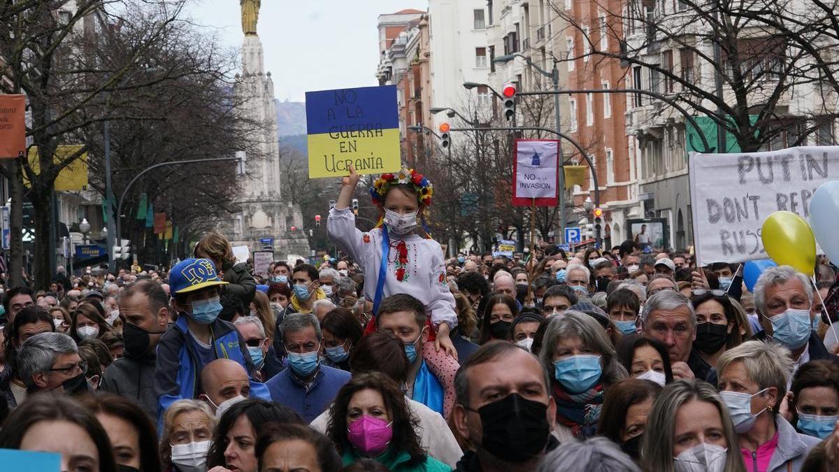 Refugiados ucranianos en Euskadi.