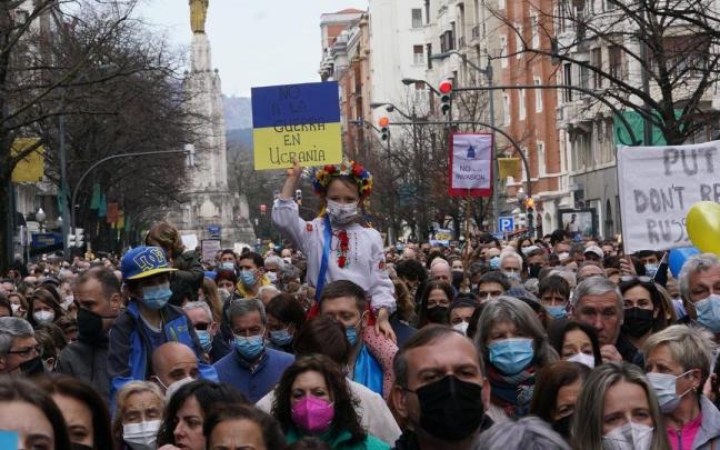 Refugiados ucranianos en Euskadi.