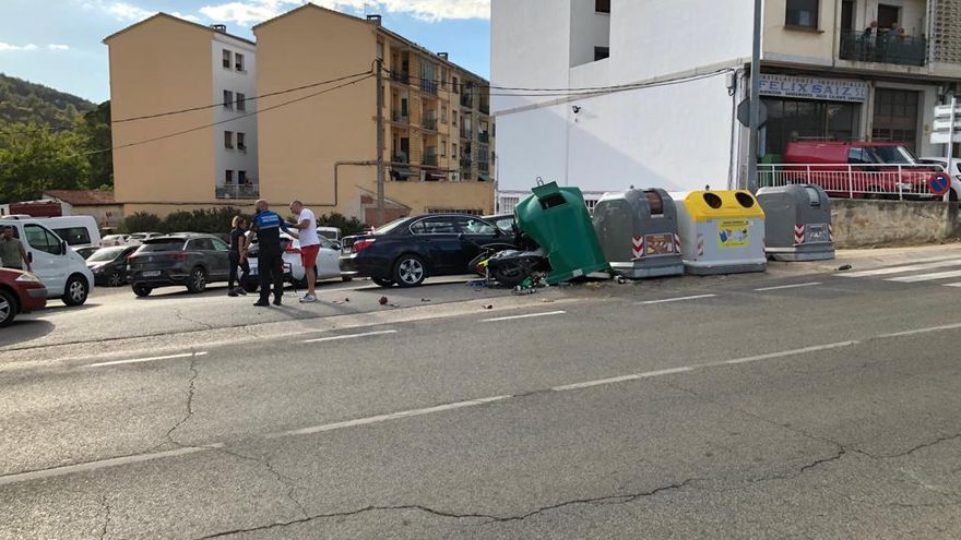 El accidente tuvo su origen en una salida de vía