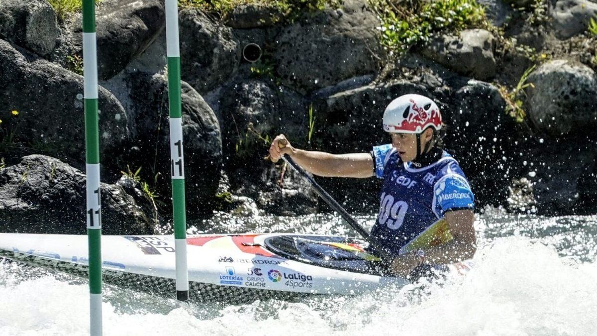 Klara Olazabal en el Europeo disputado en Pau (Francia)