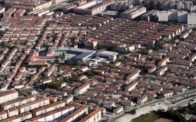 Vista aérea de la Txantrea