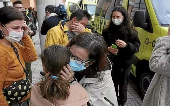 Refugiados ucranianos.