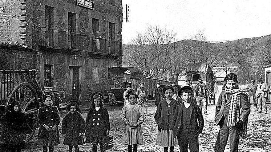 La imagen más antigua, Plaza Mendiburua en 1908.