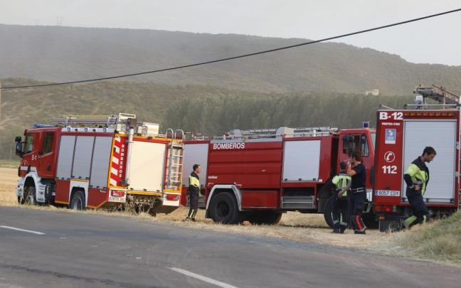 Incendio en Zambrana