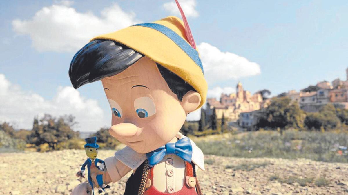 'Pinocho' en la nueva película de Disney+.