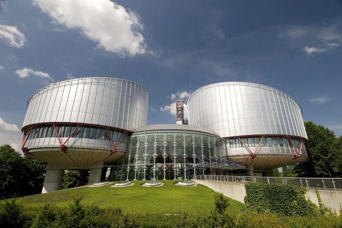 Fachada de la sede del Tribunal Europeo de Derechos Humanos.