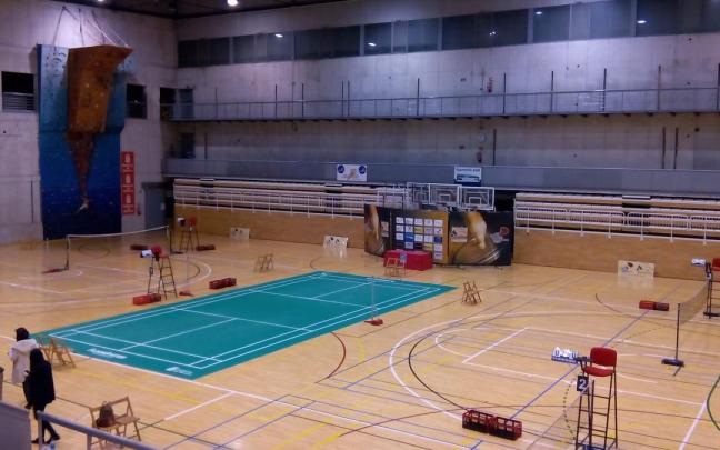Bádminton en el Polideportivo Lizarreria. Bádminton en el Polideportivo Lizarreria.