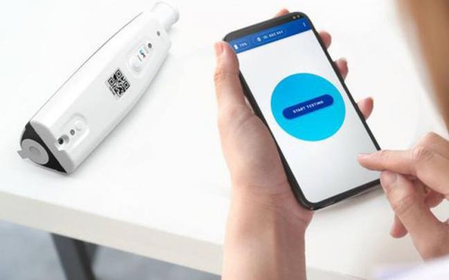 Imagen de archivo de un test de aliento.