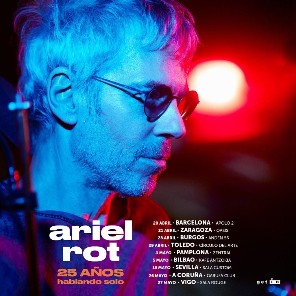 Ariel Rot vuelve a la carretera en solitario en 2023