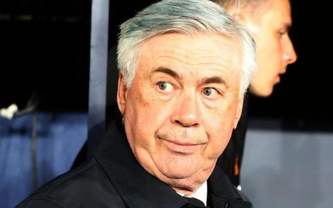 Carlo Ancelotti en el Sadar. Carlo Ancelotti en el Sadar.
