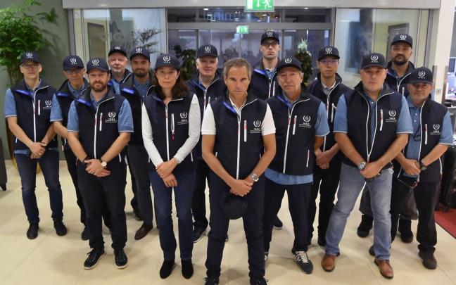 La delegaci&oacute;n del OIEA que visitar&aacute; la central nuclear.