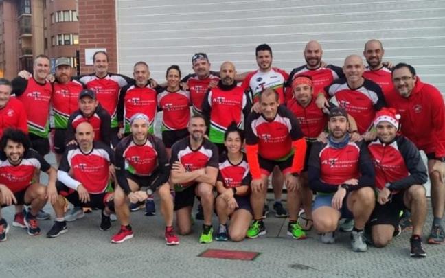 Miembros de Astrabudua Taldea, que asume labores de organizaci&oacute;n en esta prueba.