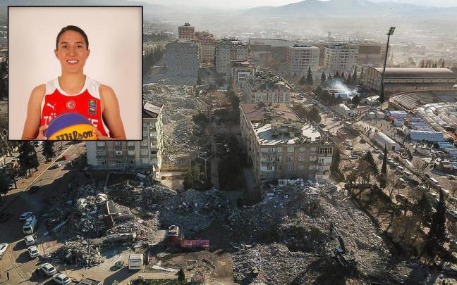 A la izquierda, Nilay Aydogan; A la derecha, Kahramanmaras, epicentro del seísmo.