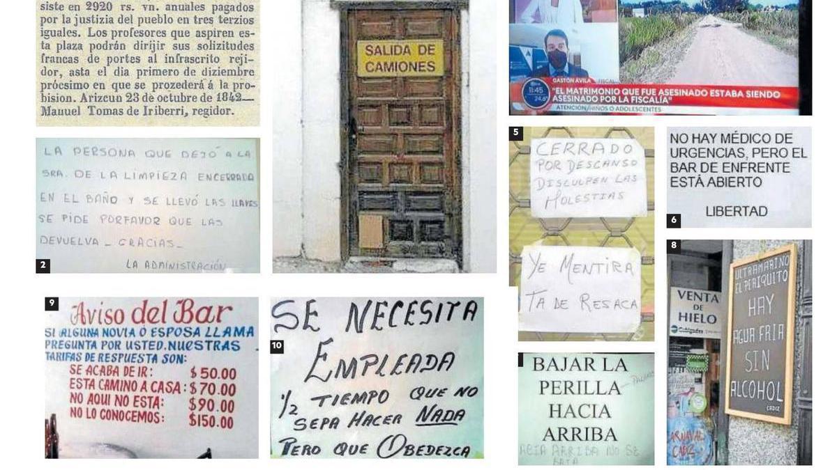 Detalle de los pies de foto, al final de la noticia*