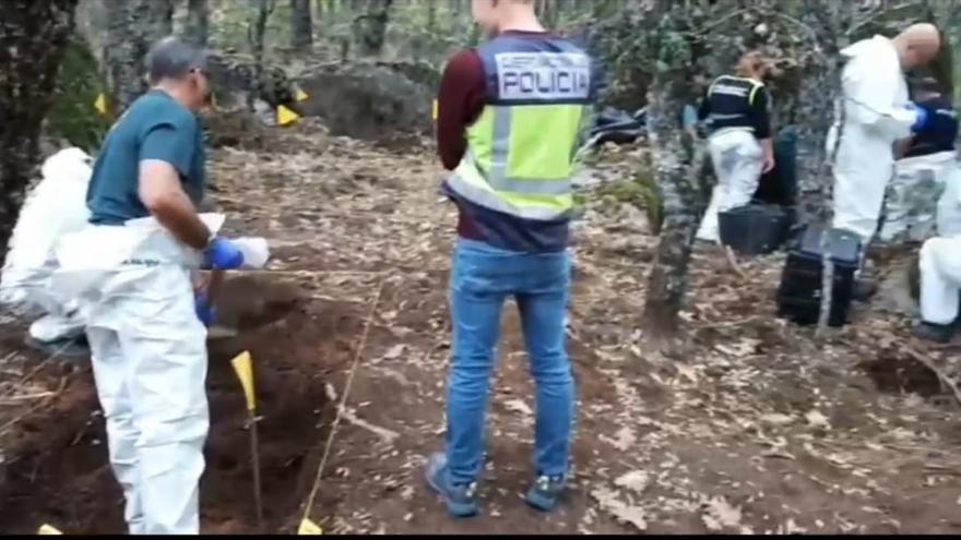 Imagen de la zona marcada por la expareja de Juana Canal en su declaración tras confesar el crimen.