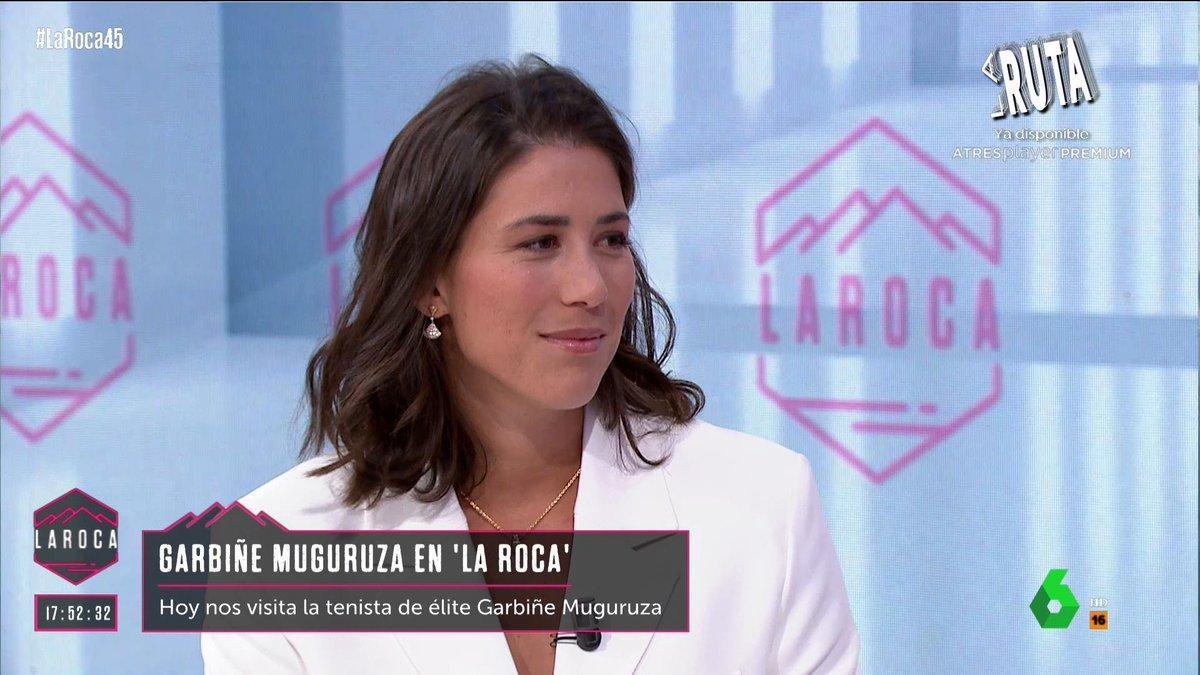 Grabiñe Muguruza habla del machismo que aún hay en el tenis en 'La Roca'.