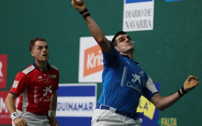 Final del Cuatro y Medio navarro en el Labrit entre Laso y Ezkurdia Final del Cuatro y Medio navarro en el Labrit entre Laso y Ezkurdia