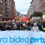 Manifestaci&oacute;n de Sare en apoyo a los presos de ETA.