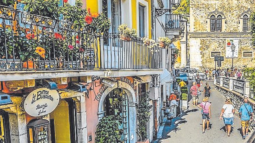 Una calle de la capital siciliana.