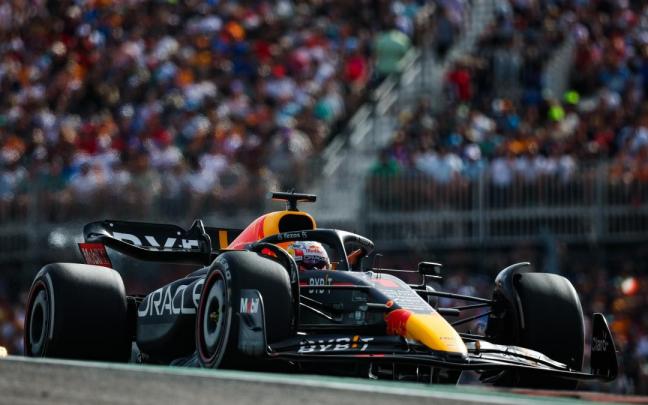 Verstappen, del equipo Red Bull, durante una carrera. Verstappen, del equipo Red Bull, durante una carrera.