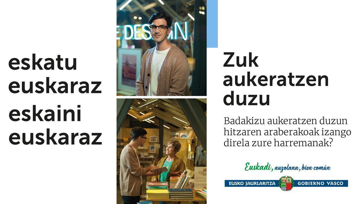 Campaña eskatu euskaraz eskaini