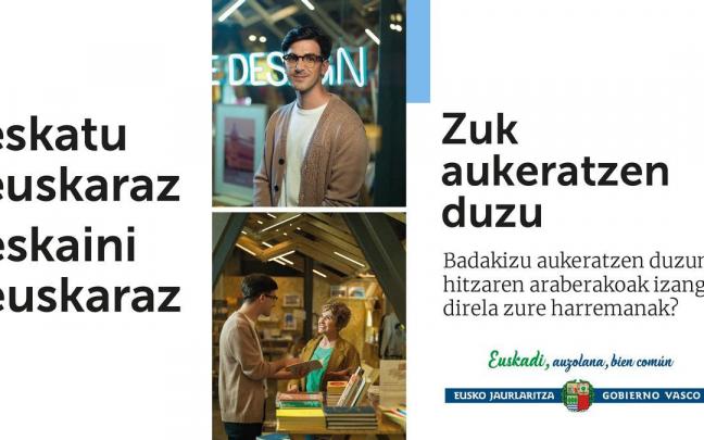Campaña eskatu euskaraz eskaini