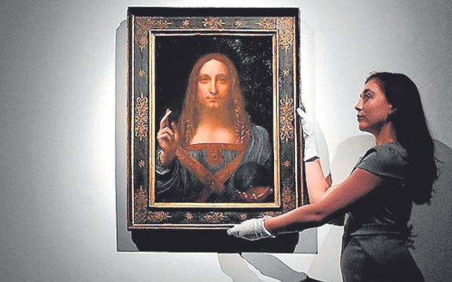 La obra atribuida a Da Vinci se subastó en Christie’s y ha ido a parar al Louvre de Abu Dhabi. La obra atribuida a Da Vinci se subastó en Christie’s y ha ido a parar al Louvre de Abu Dhabi.