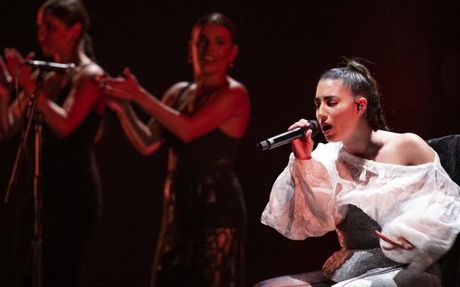 María José Llergo en su concierto del día 25 en Baluarte dentro del ciclo Grandes Conciertos.
