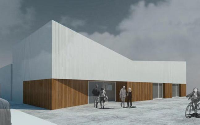 Recreación de cómo sería el nuevo centro de jubilados de Orkoien.