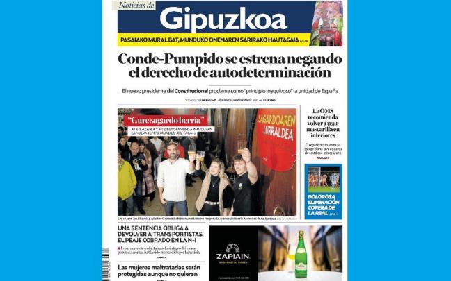 Portada del 12 de enero de 2023 Portada del 12 de enero de 2023