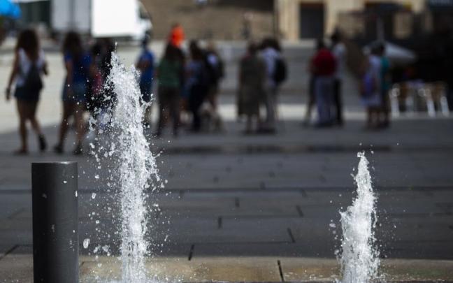 Ola de calor en Vitoria.